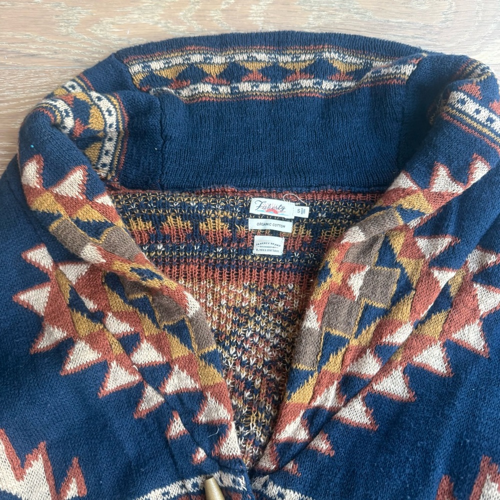 Faherty x B.YELLOWTAIL Women's Lodge Cardigan - Picture 5 of 9